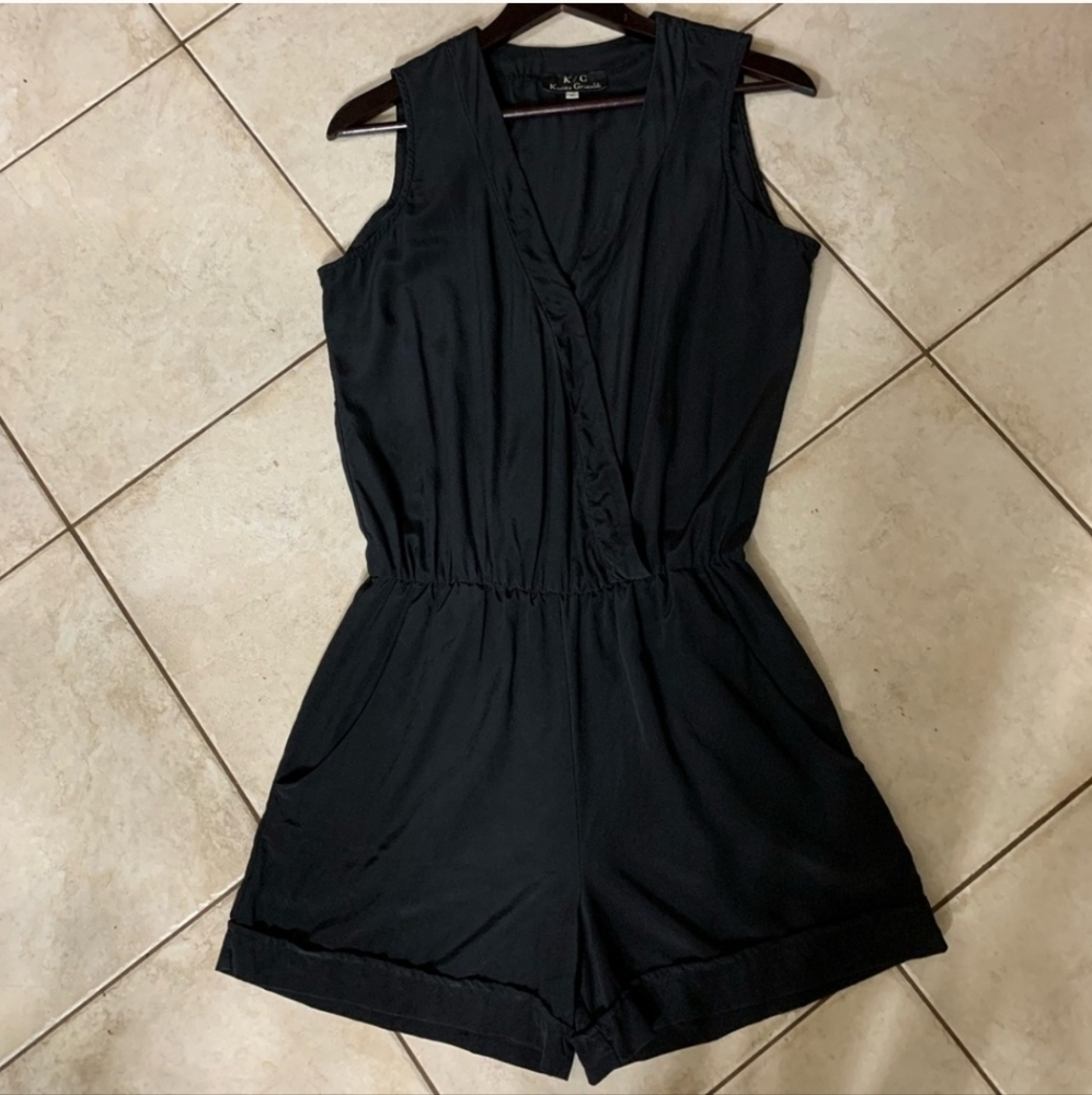 Karina Grimaldi silk  romper size M